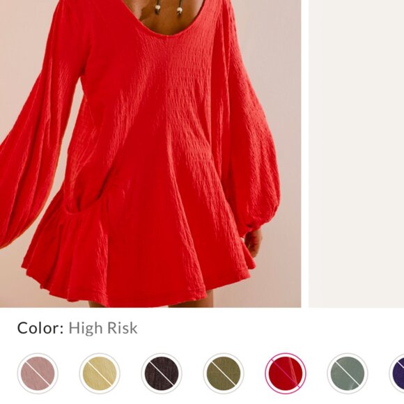 Free People Red Bayside Mini - Picture 5 of 6